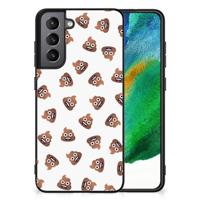 Back Case voor Samsung Galaxy S21FE Poep Emojis - thumbnail