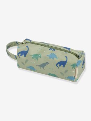 Etui voor jongens DINOS A Little Lovely Company kaki