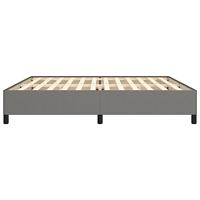 Bedframe zonder matras stof donkergrijs 200x200 cm - thumbnail
