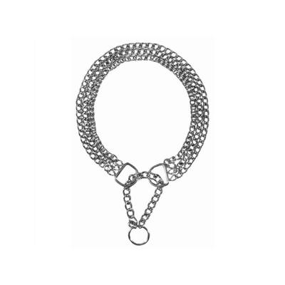TRIXIE HALSBAND HOND HALF-SLIP KETTING MET 3 RIJEN 65X0,25 CM