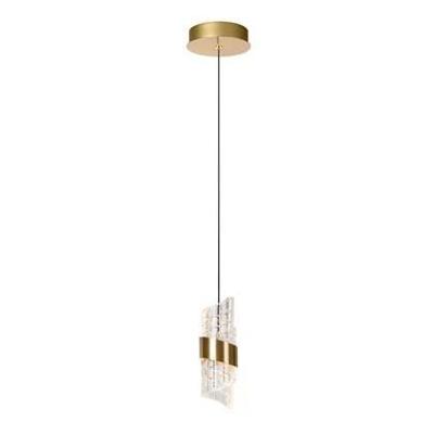 Lucide KLIGANDE - Hanglamp - Ø 13 cm - LED - 1x9W 2700K - Mat Goud / Messing Lucide KLIGANDE - Hanglamp - Ø 13 cm - LED - 1x9W 2700K - Mat Goud / Messing
