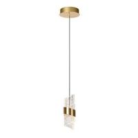 Lucide KLIGANDE - Hanglamp - Ø 13 cm - LED - 1x9W 2700K - Mat Goud / Messing - thumbnail