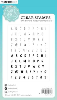 Studio Light • sweet stories clear stamp alphabet