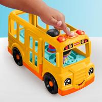 Actiefiguur Fisher-Price Little People-El autobús escolar-Vehículo de empuje musical HYT03 - thumbnail