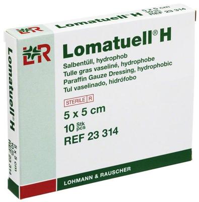 Lomatuell H gaasverband 5cm x 5cm 10 Stuks Lomatuell H gaasverband 5cm x 5cm 10 Stuks