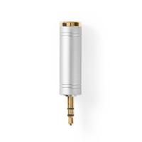 Nedis CAGC22935ME Stereo-adapter 3,5 Mm Male Naar 6,35 Female Metaal - thumbnail