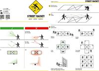 Racquet Set Schildkröt Street Raquet Zwart - thumbnail