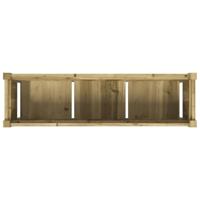 Plantenbak met poten 110x31x70 cm gempregneerd grenenhout - thumbnail