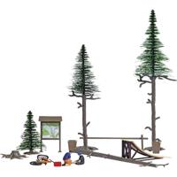 Busch 79825 H0 Actieset fietsongeluk figuren Bouwpakket - thumbnail