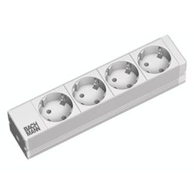 Bachmann 333.0122 10 inch Stekkerdoos voor patchkast Aluminium