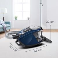 Bosch serie 6 stofzuiger zonder zak bgs41pow1 (zwart/rood) - thumbnail