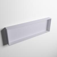 MONDIAZ EASY Nis 89,5x29,5cm in solid surface kleur Cale | Cale. 1 vak geschikt voor in- of opbouw - thumbnail