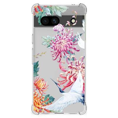 Google Pixel 7A Case Anti-shock Bird Flowers Google Pixel 7A Case Anti-shock Bird Flowers