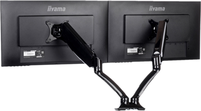 iiyama Dubbele gasveer monitorarm DS3002C-B1 iiyama Dubbele gasveer monitorarm DS3002C-B1