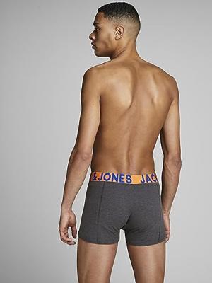 Jack & Jones Jaccrazy Solid Trunks 3 Pack 12151349 Boxershorts Black Navy Blazer 12151349