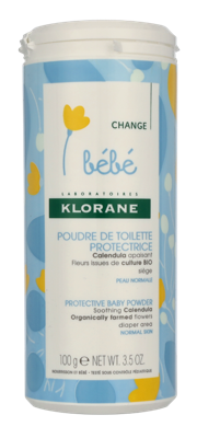 Klorane Bebe Protective Baby Powder 100 g