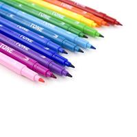 Tombow • twintone dual-tip marker set regenboog kleuren 12pcs - thumbnail