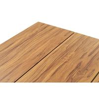 Zeus dining tafel 180x100 carbon black/teak look/X-stijl Garden Impressions - Garden impressions - thumbnail