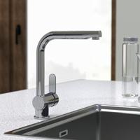 Keukenmengkraan Schutte London Hoge Draaibare en Uittrekbare Uitloop Chroom Schütte - thumbnail