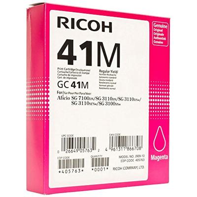 Ricoh 405763 inktcartridge 1 stuk(s) Origineel Normaal rendement Magenta Ricoh 405763 inktcartridge 1 stuk(s) Origineel Normaal rendement Magenta
