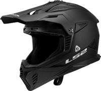 LS2 crosshelm "mx708 fast ii solid". helmet mx708 fast ii solid matt black gr. xxl - thumbnail