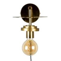 Dutchbone Wandlamp 'Aden' kleur Brass - thumbnail
