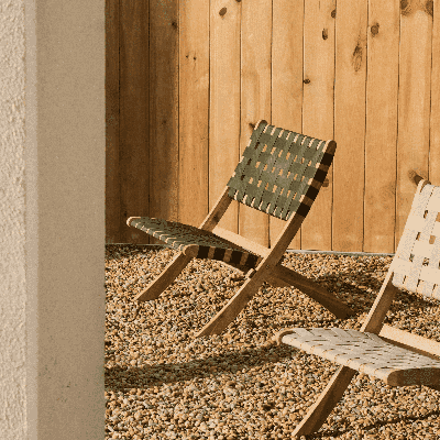 Kave Home Fauteuil 'Chabeli' Acaciahout, kleur Donkergroen Kave Home Fauteuil 'Chabeli' Acaciahout, kleur Donkergroen