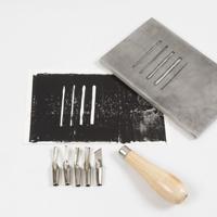 Creativ Company Stempelblokken, vel 10x15 cm, lichtgrijs, 180 gr, 1 stuk - thumbnail