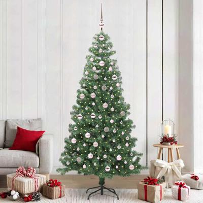 VidaXL Kerstboom met 300 led met standaard groen 240 cm pvc VidaXL Kerstboom met 300 led met standaard groen 240 cm pvc