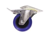 ROADINGER Swivel Castor 100mm blue with brake - thumbnail