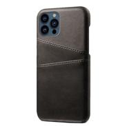 Casecentive Leren Wallet Back case iPhone 13 Pro zwart - thumbnail