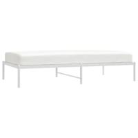 Bedframe metaal wit 100x190 cm - thumbnail