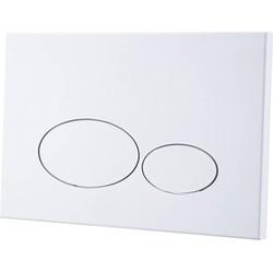 Tweedekans Saqu Oval bedieningspaneel mat wit voor Geberit Sigma reservoir 12cm (UP320) 06822