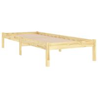 Bedframe massief hout 75x190 cm - thumbnail