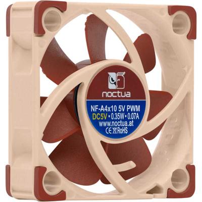 Noctua NF A4x10 5V PWM Computer behuizing Ventilator 4 cm Bruin Noctua NF A4x10 5V PWM Computer behuizing Ventilator 4 cm Bruin