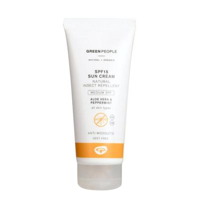 Green People Suncream natural insect repellent SFP15 100 Milliliter Green People Suncream natural insect repellent SFP15 100 Milliliter