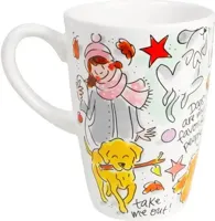 Blond Amsterdam mok dog lover xl - thumbnail