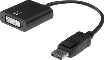 Ewent EW9846 video kabel adapter 0,15 m DisplayPort DVI Zwart Ewent EW9846 video kabel adapter 0,15 m DisplayPort DVI Zwart
