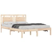 Bedframe massief hout 140x190 cm - thumbnail