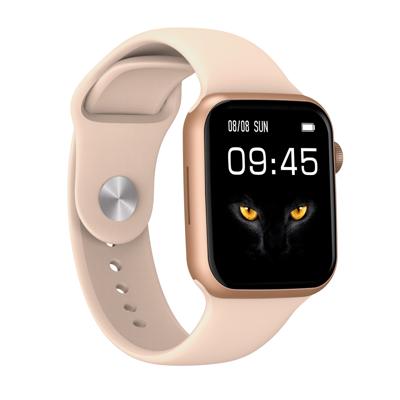 DCU TECNOLOGIC Kleurrijke 2 smartwatch met 2 armbanden: roségoud en rosémetaal, IPS-touchscreen, 4,91 cm (1,91 inch), IP67 waterdicht, 128 sportmodi