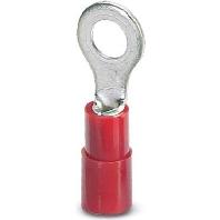Phoenix Contact 3240220 Ringkabelschoen Dwarsdoorsnede (max.): 10 mm² Schachtdiameter: 6.5 mm Deels geïsoleerd Rood 50 stuk(s)