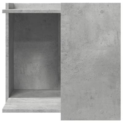 VidaXL Kattenbakkast 53x53x51 cm bewerkt hout betongrijs VidaXL Kattenbakkast 53x53x51 cm bewerkt hout betongrijs