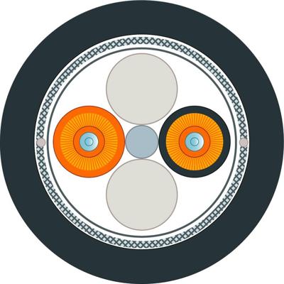 Siemens 6XV18733GT20 Glasvezel Optische vezel Aansluitkabel Zwart, Oranje 50/125 µ Multimode OM2