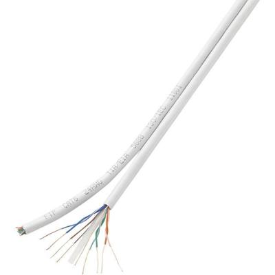 TRU COMPONENTS Duplex-Netwerkkabel CAT 6 F/UTP 8 x 2 x 0.196 mm² Wit 100 m TRU COMPONENTS Duplex-Netwerkkabel CAT 6 F/UTP 8 x 2 x 0.196 mm² Wit 100 m