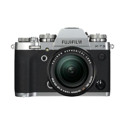 Fujifilm X -T3 + XF 18-55mm F2.8-4 R LM OIS MILC 21,6 MP CMOS 6240 x 4160 Pixels Zwart, Zilver