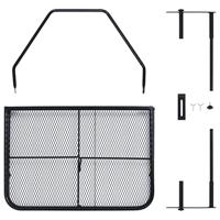 Balkontafel 60x40 cm staal zwart - thumbnail