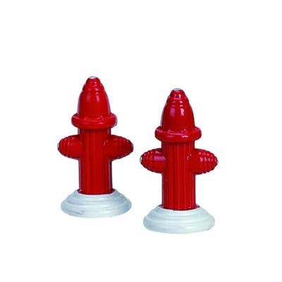 Lemax metal fire hydrant s/2 kerstdorp accessoire 2022