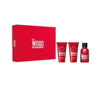 Dsquared2 Dsquared2 - Red Wood Giftset Edt 50 ML Shower Gel 50 ML Body Lotion 50 ML