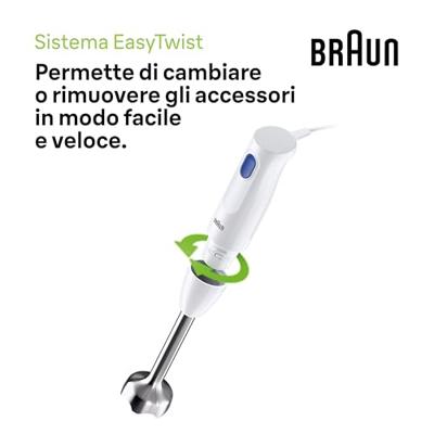 Braun MQ10.201M Staafmixer Wit - thumbnail