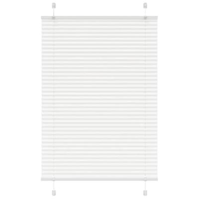 VidaXL Plissé rolgordijn 85x100 cm stofbreedte 84,4 cm polyester wit VidaXL Plissé rolgordijn 85x100 cm stofbreedte 84,4 cm polyester wit
